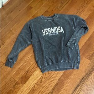 A vintage hermosa beach sweatshirt.
